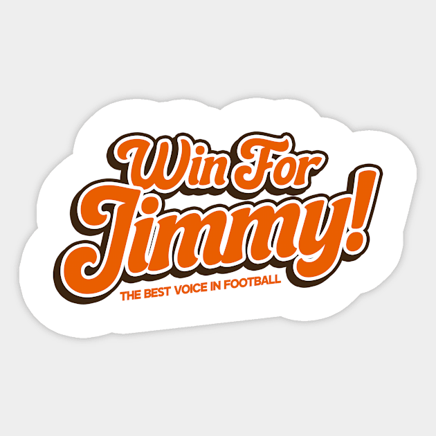 Win for Jimmy Sticker by mbloomstine